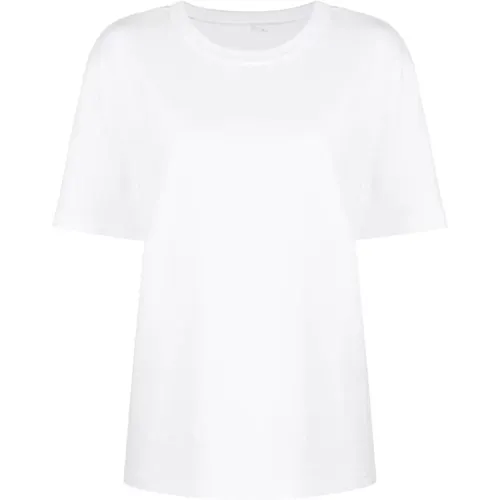 Weiße Shirts mit Puff-Logo , Damen, Größe: XS - alexander wang - Modalova