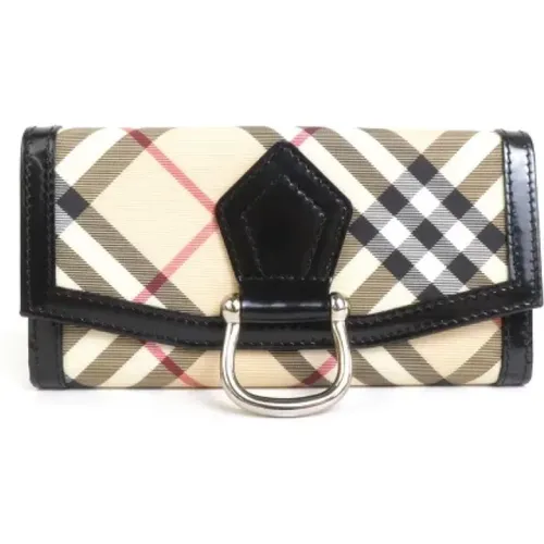 Pre-owned Cotton wallets , female, Sizes: ONE SIZE - Burberry Vintage - Modalova