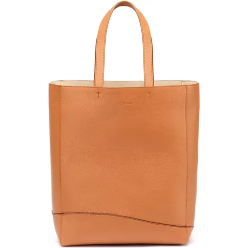 Noto Tote BAG Deluxe Grained Calf - Testoni - Modalova