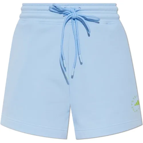 Logo Shorts , Damen, Größe: M - adidas by stella mccartney - Modalova