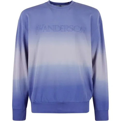 Gradient Embroidered Sweatshirt , male, Sizes: M, L, S - JW Anderson - Modalova