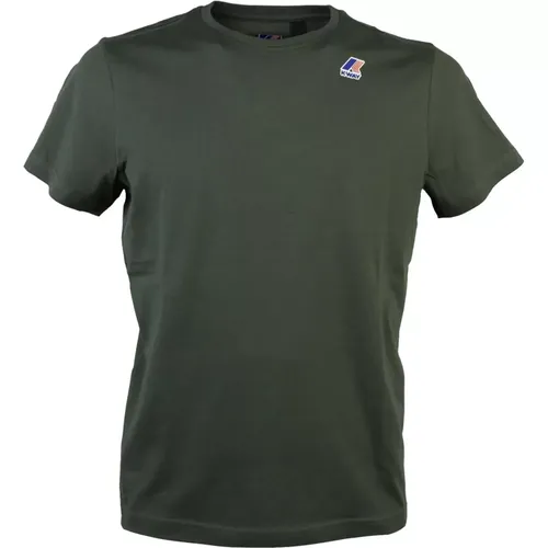 T-Shirt Petrol , male, Sizes: S - K-way - Modalova