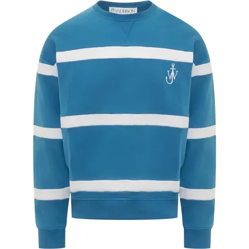 Stripe Sweatshirt , male, Sizes: XL, L, S, M - JW Anderson - Modalova