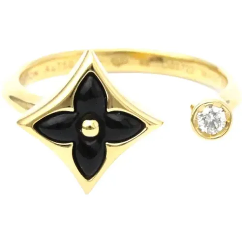 Pre-owned Gold rings , female, Sizes: ONE SIZE - Louis Vuitton Vintage - Modalova