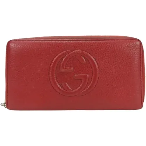 Pre-owned Leather wallets , female, Sizes: ONE SIZE - Gucci Vintage - Modalova