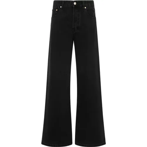 Denim Wide Leg Jeans , female, Sizes: W27, W26 - Jacquemus - Modalova