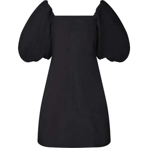 Schwarzes Elegantes Kleid , Damen, Größe: XS - Ganni - Modalova