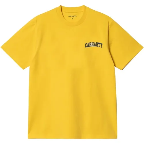 University Script T-Shirt - Timeless Design and Urban Lifestyle , male, Sizes: L, M, S, XL - Carhartt WIP - Modalova