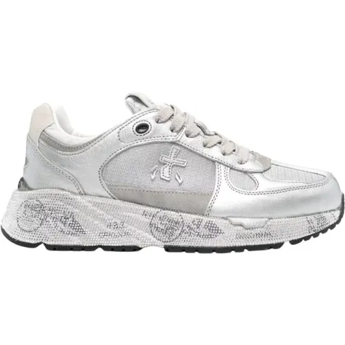 Silver Sneakers , female, Sizes: 8 UK, 6 UK, 3 UK, 4 UK, 7 UK, 5 UK - Premiata - Modalova