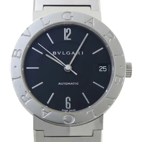 Pre-owned Stainless Steel watches , male, Sizes: ONE SIZE - Bvlgari Vintage - Modalova