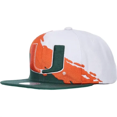 Miami Hurricanes Snapback Kappe - Mitchell & Ness - Modalova