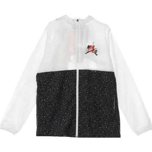 Windwear Jacket in White/Black/Infrared , male, Sizes: XL - Jordan - Modalova