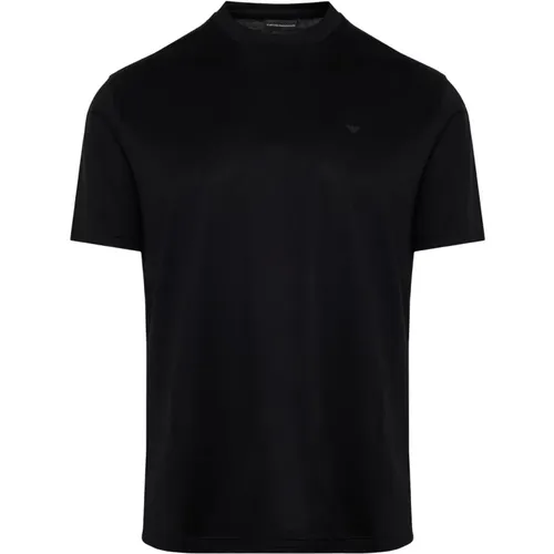 Logo T-Shirt Upgrade Stilvoll Casual , Herren, Größe: L - Emporio Armani - Modalova