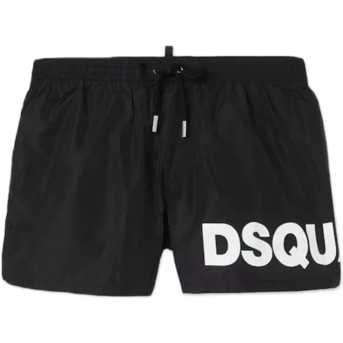 Herren Badehose Logo Boxer Shorts , Herren, Größe: XL - Dsquared2 - Modalova