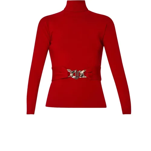 Chili Pepper Turtleneck , female, Sizes: S, XS - Liu Jo - Modalova