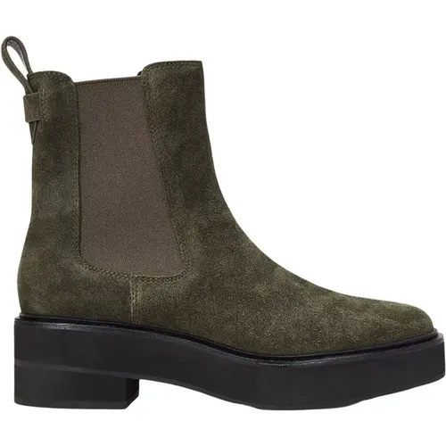 Olive Lauren Adrianna Suede Bootie Shoes , female, Sizes: 5 UK, 6 1/2 UK, 3 1/2 UK, 5 1/2 UK, 4 UK - Ralph Lauren - Modalova