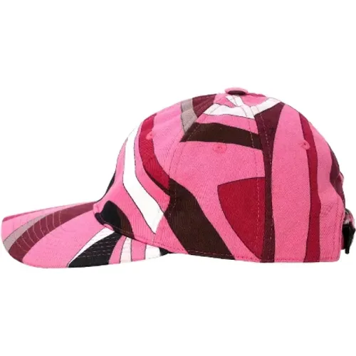 Pre-owned Cotton hats , female, Sizes: ONE SIZE - Emilio Pucci Pre-owned - Modalova