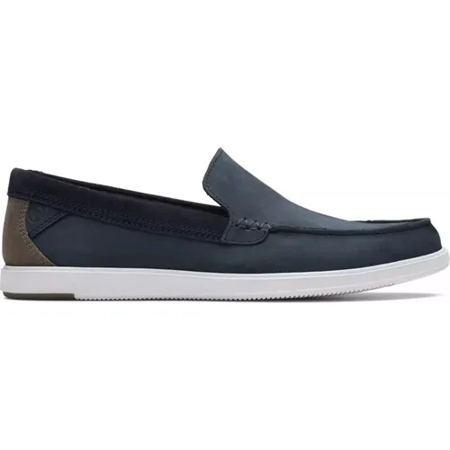 Classic Slip-On Moccasin Shoe , male, Sizes: 6 1/2 UK - Clarks - Modalova