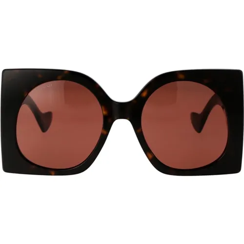 Chic Sunglasses for Fashion-Forward Women , female, Sizes: 55 MM - Gucci - Modalova