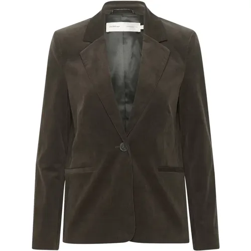 Classic Blazer Jacket in Dark Beetle , female, Sizes: XL - InWear - Modalova