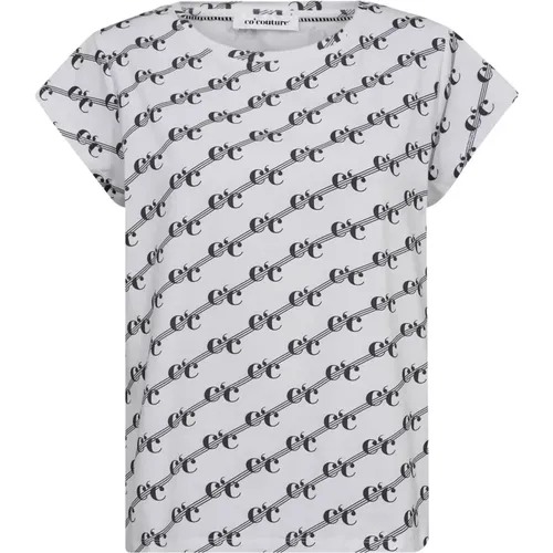 Logo Print Tee Top Weiß Co'Couture - Co'Couture - Modalova