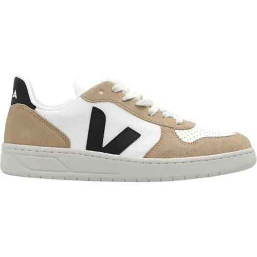 ‘V-10 Chromefree Leather’ sneakers , female, Sizes: 3 UK, 5 UK - Veja - Modalova