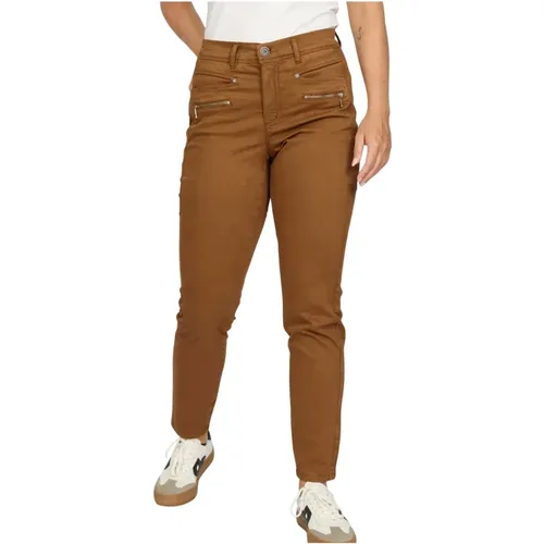 Dunkle Cognac Rany Hose , Damen, Größe: 2XL - 2-Biz - Modalova