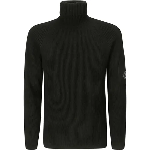 Lambswool Roll Neck Knit Sweater , male, Sizes: M, S - C.P. Company - Modalova