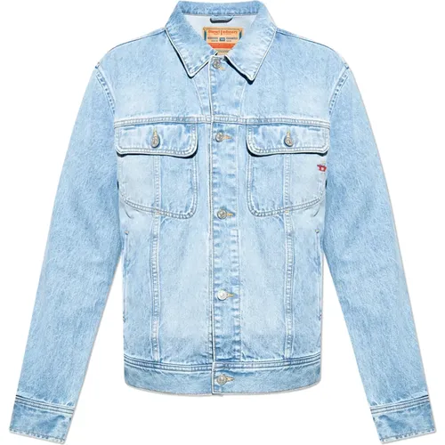‘D-Barcy’ denim jacket , male, Sizes: L, XL, S - Diesel - Modalova