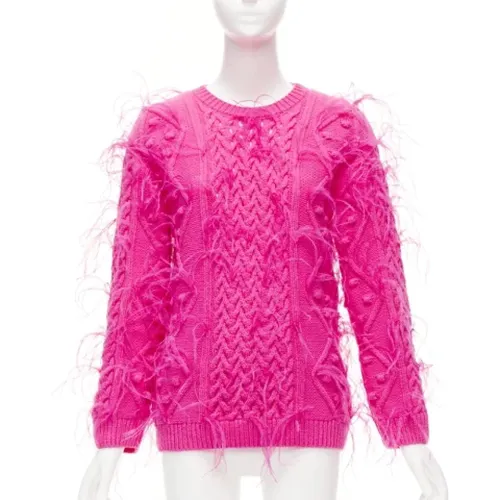 Pre-owned Wool tops , female, Sizes: S - Valentino Vintage - Modalova