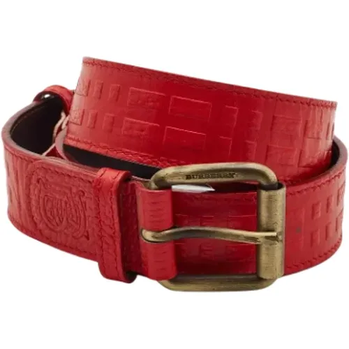 Pre-owned Leather belts , female, Sizes: ONE SIZE - Burberry Vintage - Modalova