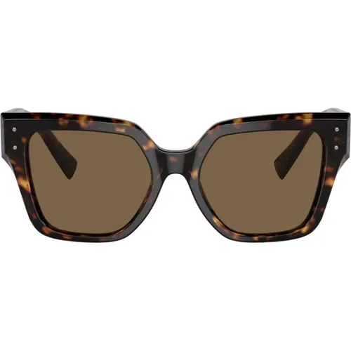 Sharped Sunglasses Collection 2024 , female, Sizes: 52 MM - Dolce & Gabbana - Modalova