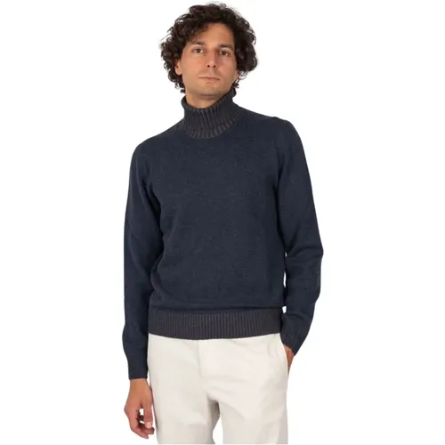 Basic Pullover , Herren, Größe: M - Gran Sasso - Modalova