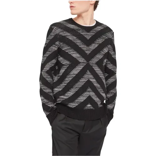 Crew Neck Sweater , male, Sizes: XL, L, 2XL - Gaudi - Modalova