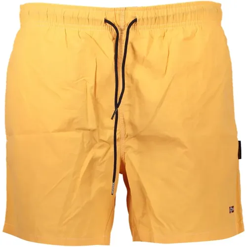 Swim Boxer with Contrast Details , male, Sizes: S, XL, L - Napapijri - Modalova