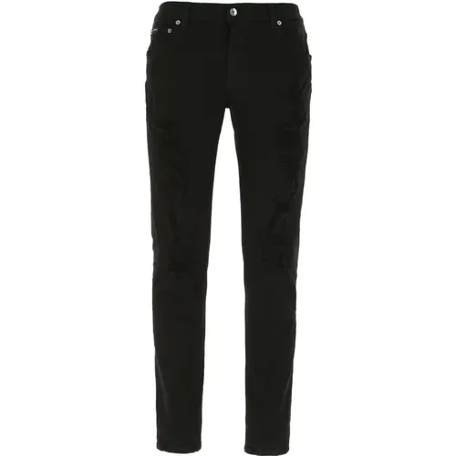 Slim-Fit Jeans , male, Sizes: M, S - Dolce & Gabbana - Modalova