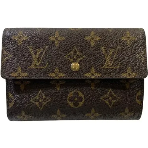 Pre-owned Canvas wallets , male, Sizes: ONE SIZE - Louis Vuitton Vintage - Modalova