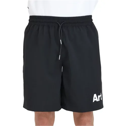 Schwarze Shorts mit Samuel Logo , Herren, Größe: XL - Arte Antwerp - Modalova