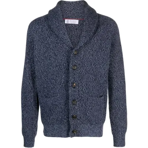 Cardigan , male, Sizes: M - BRUNELLO CUCINELLI - Modalova