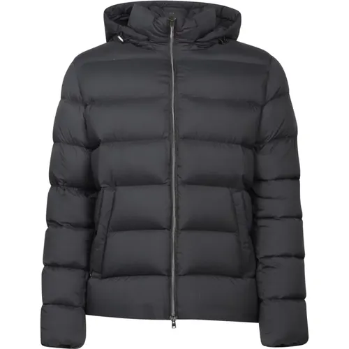 Schwarze Daunenjacke für Männer , Herren, Größe: 2XL - Herno - Modalova