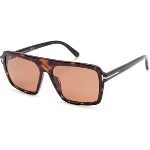 Ft1176 52E Sunglasses , male, Sizes: 56 MM - Tom Ford - Modalova