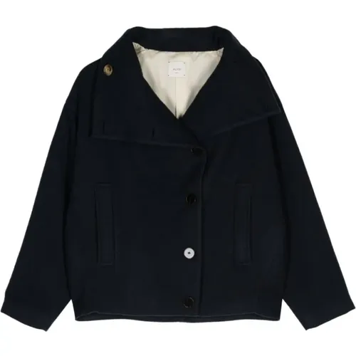 Wool Jacket Stand-up Collar , female, Sizes: 2XS, XS, S, M - Alysi - Modalova