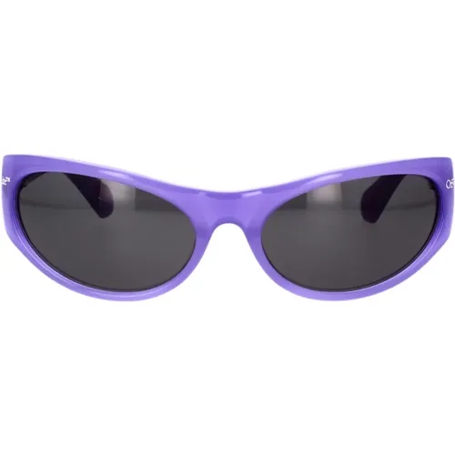 Unisexapoli Sunglasses - Contemporary Design and Sporty Charm , unisex, Sizes: 61 MM - Off White - Modalova