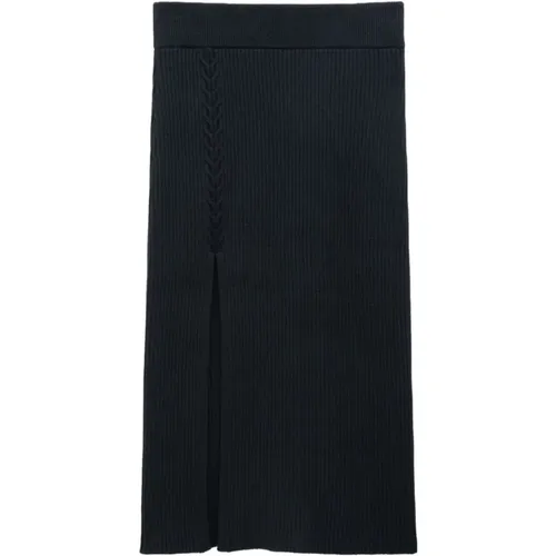 Ribbed Knit Skirt , female, Sizes: M, S, L - Filippa K - Modalova