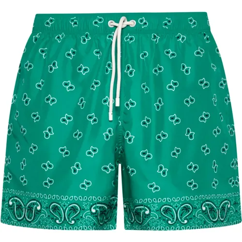 Paisley Print Swim Shorts , male, Sizes: XL, L - Palm Angels - Modalova