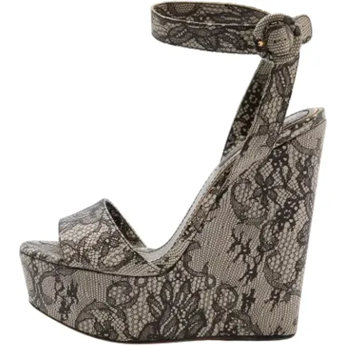 Pre-owned Leather sandals , female, Sizes: 5 1/2 UK - Dolce & Gabbana Pre-owned - Modalova