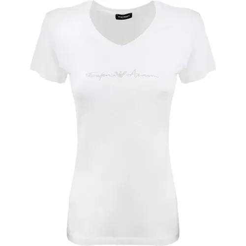 T-shirt , female, Sizes: XL - Emporio Armani - Modalova