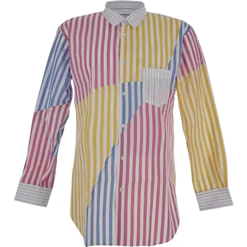 Printed Shirt , male, Sizes: M, L, S - Comme des Garçons - Modalova