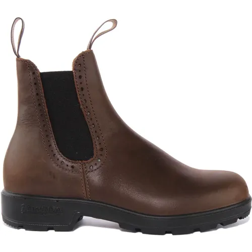 Chelsea Boots Unisex Leather , male, Sizes: 7 1/2 UK, 6 UK, 3 1/2 UK, 7 UK, 3 UK - Blundstone - Modalova