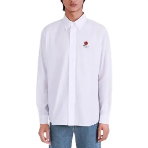 Sporty Long Sleeve Shirt , male, Sizes: 2XL, XL, 3XL, M - Kenzo - Modalova